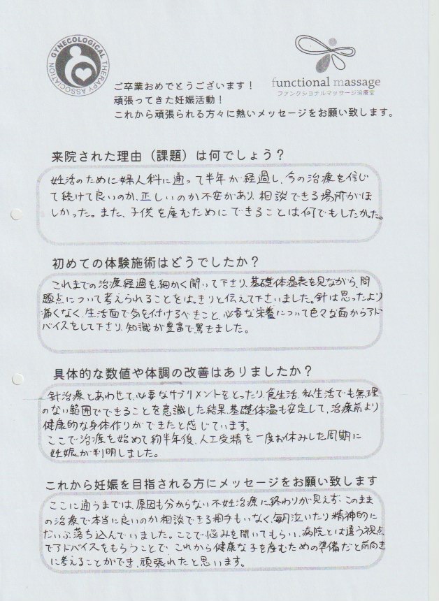 30歳・横浜市 アンケート